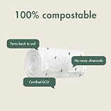 Naty Compostable Nappy Bags Easy Tie Handles 50 Count Fragrance Free view 3