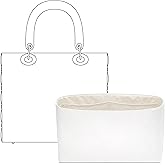 FANJI Project Purse Organizer Insert for Dior Lady Handbag, Custom Fit Inside Premium Craie Lightweight WaterResistant Tote Bag Insert