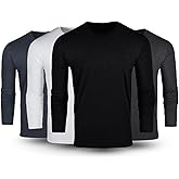 Fresh Clean Threads Mens Long Sleeve T-Shirt - Pre Shrunk Soft Fitted Premium Classic Tee - Men's T Shirts Cotton Poly