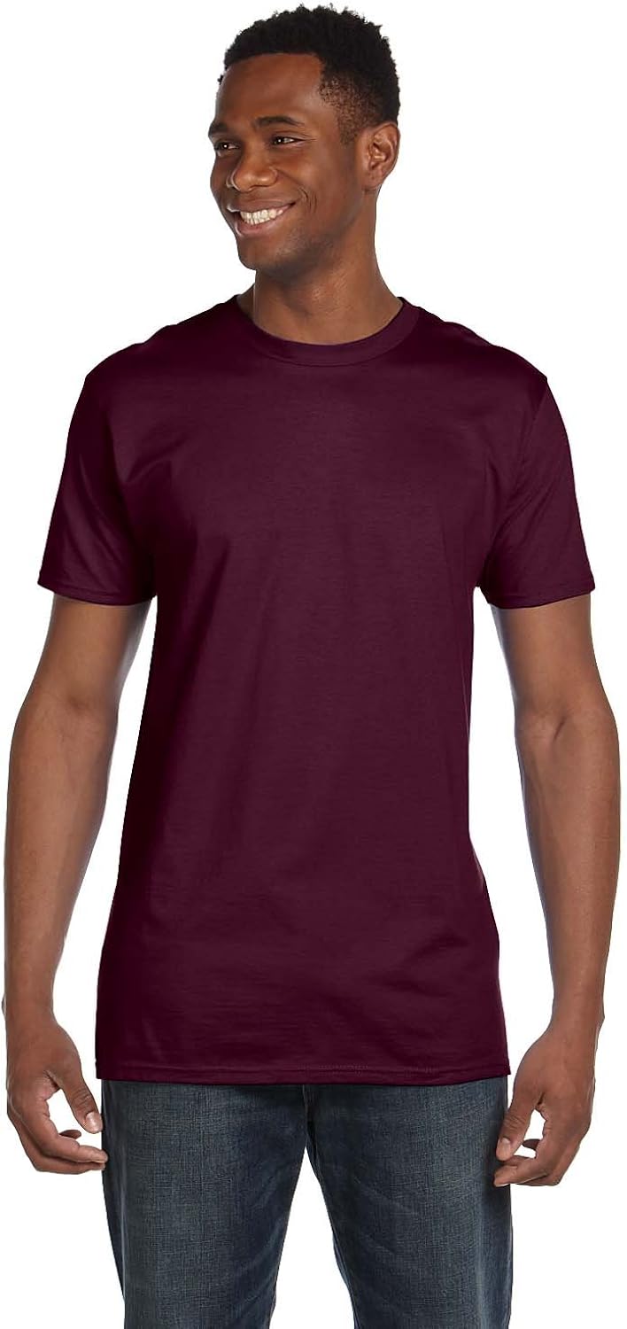 Hanes Men's Nano Premium Cotton T-Shirt (Pack of 2) | 