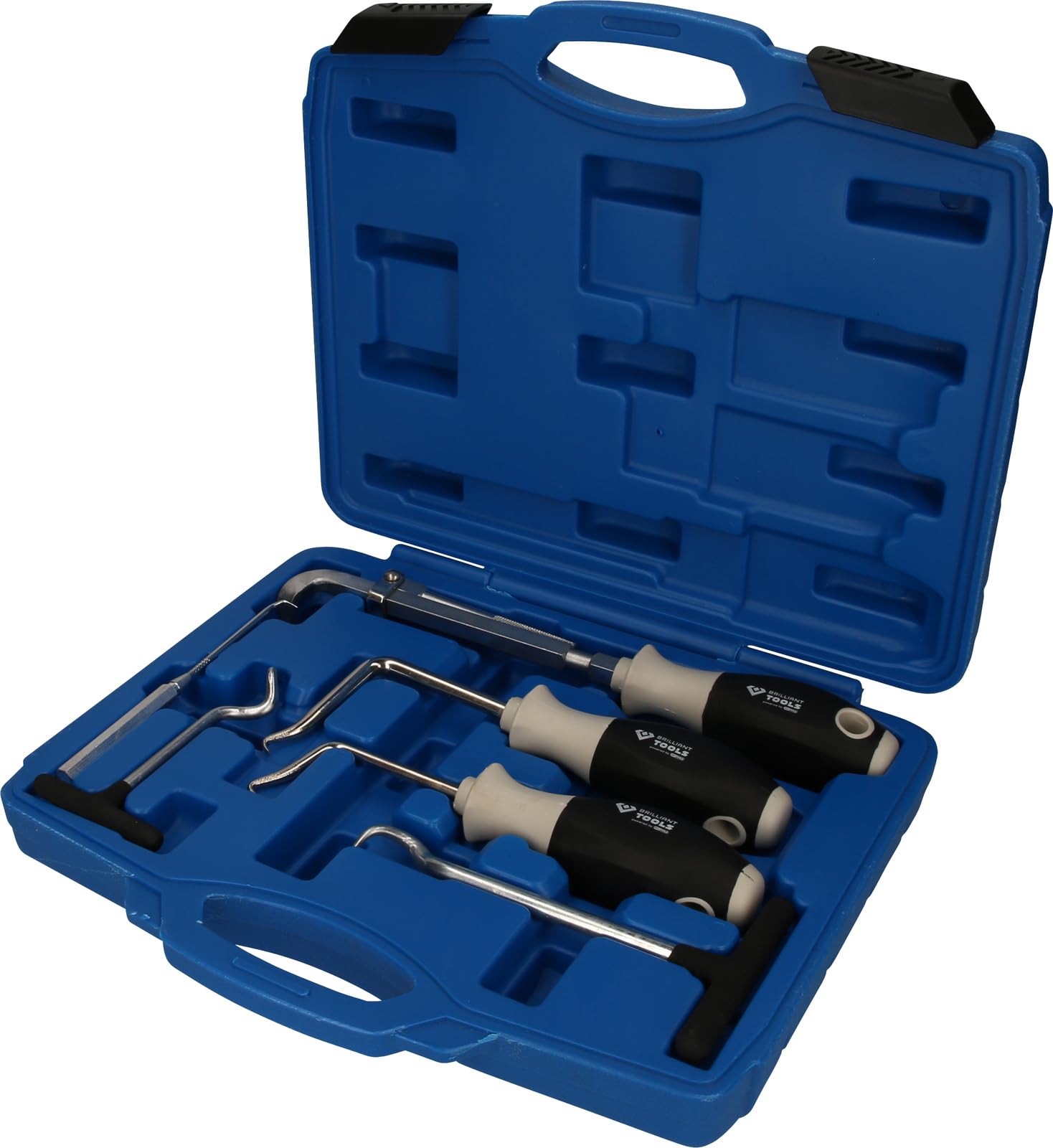 BRILLIANT TOOLS BT542060 Hook Tool Set, 7-Piece [Powered by KS Tools]