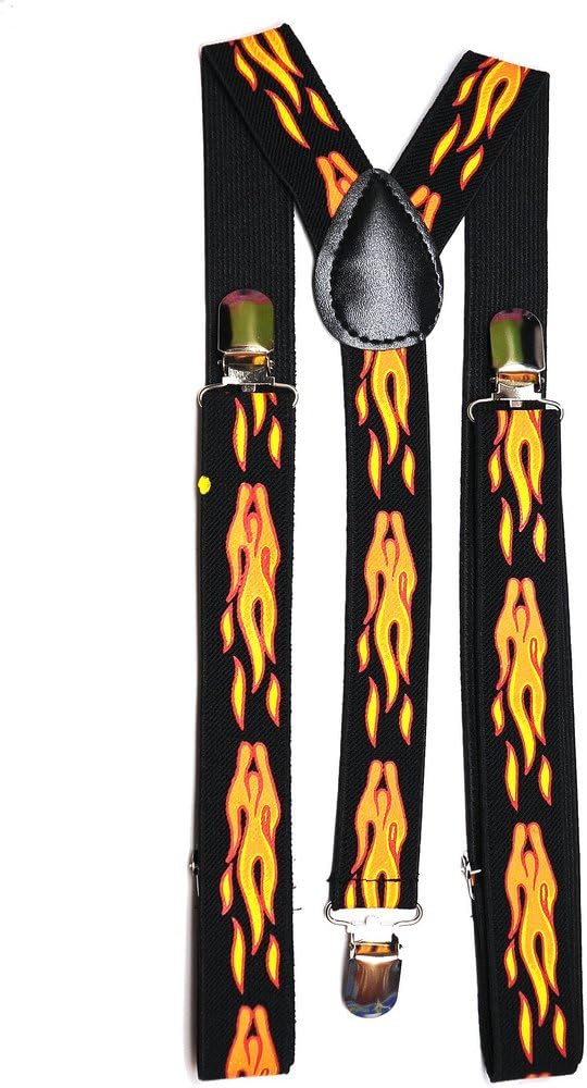 Youth 'On Fire" Adjustable Suspenders