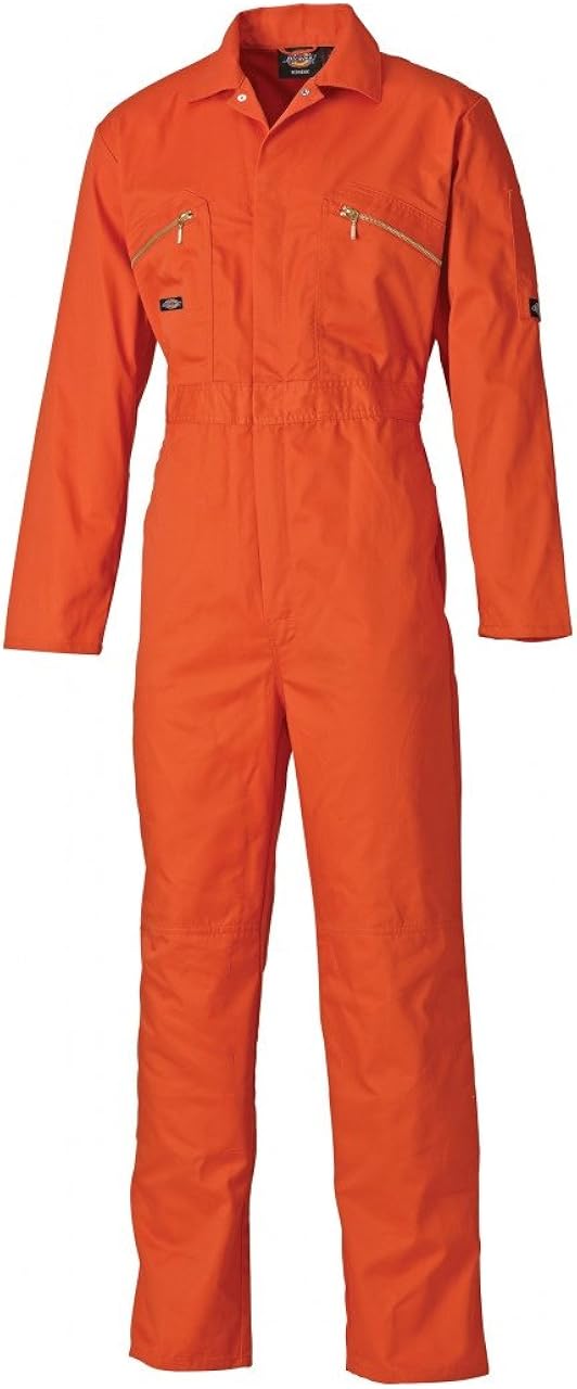 Dickies Redhawk Coverall, Orange, 50 R Amazon.co.uk Clothing