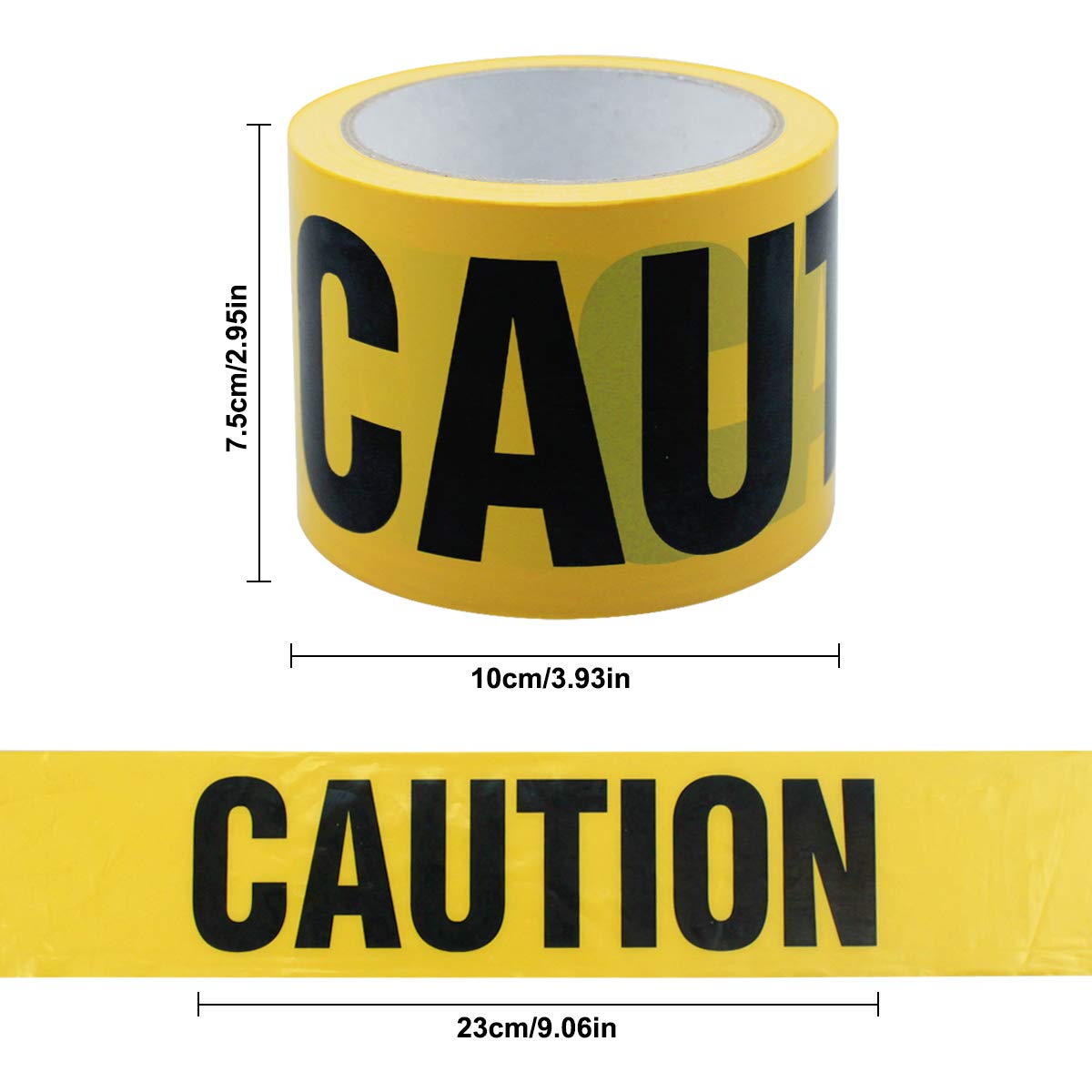 yellow caution tape belt