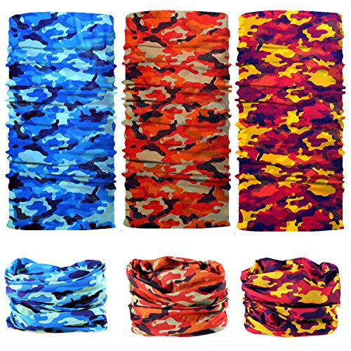 image for NTBOKW Headwear Seamless Bandana Headband Face Mask for Sun Dust Wind 