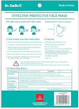Aurora Dr. Smile K Protective Face Mask Large Black Pack of 20 Disposable view 4