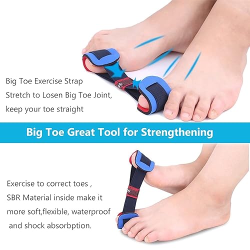 Bunion Corrector & Toe Straightener - Relief For Overlapping Toes With Natural Alignment