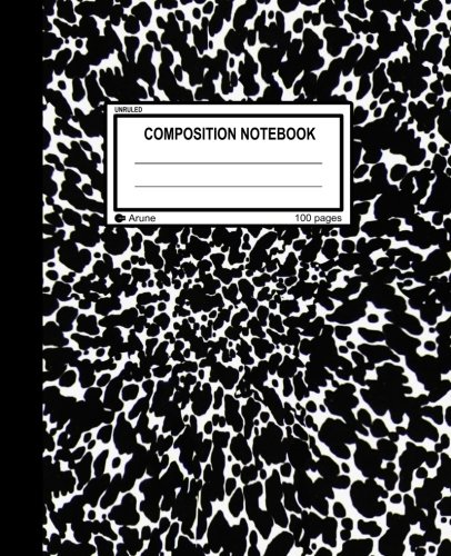 Unruled Composition Notebook: 100 unruled pages [50 sheets], 7.5