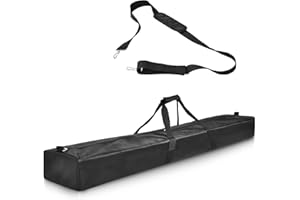 GLOSHOOTING 48in Tripod Bag, Heavy Duty Tripod Bag with Adjustable Padded Shoulder Strap and Handle, Tripod Carrying Case for Speaker Stand, Mic Stand, Light Stand and Photography Studio Equipment