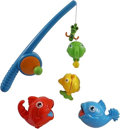 kids play fishing rod