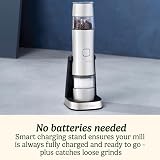 Cuisinart Cordless Salt Pepper Grinder Set Rechargeable, Frosted Pearl view 4