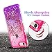 Ruky iPhone 6 6S 7 8 Glitter Case, iPhone SE 2022 Case, Gradient Quicksand Series Liquid Floating Bling Diamond Flexible TPU Girls Women Phone Case for iPhone 6/6s/7/8/SE 2020 & SE 2022 4.7