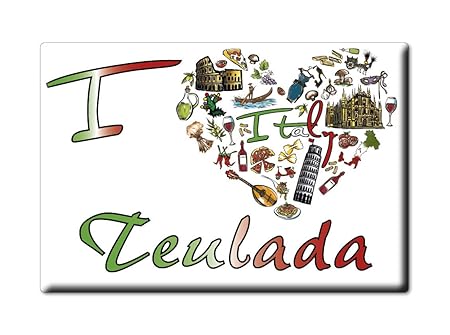 Enjoymagnets TEULADA Souvenir IMANES DE Nevera Sardegna IMAN ...