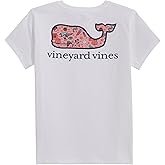Vineyard Vines Girls Girls' Team Spirit Whale Fill Short-Sleeve Pocket Tee