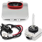 Yunnergo Xenon Headlight Ballast w/Bulb Compatible with Escalade 2007-2014 | Control Unit Module Igniter 5DV 009 000-00