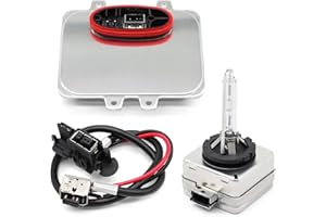 Yunnergo Xenon Headlight Ballast Control Unit Module w/Bulb Igniter 5DV 009 000-00 Compatible with Escalade 2007-2014