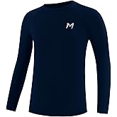 Moozava Boys Compression Shirt Long Sleeve Quick Dry Youth Undershirt Football Baseball Kids Athletic Soccer Base Layer Tops