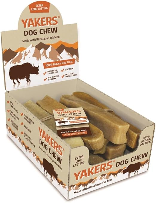 Yakers Dog Chew Medium x 20 Yak Milk Value Box of 20 Chews Save! Amazon.co.uk Pet Supplies