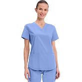 Cherokee Workwear Professionals Women Scrubs Top V-Neck WW665, S