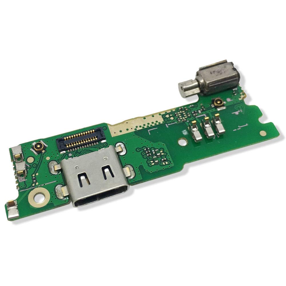 OnlyTech - USB Charging Port Board replacement for Sony Xperia XA1 G3121 G3123 With USB Connector, Microphone, Vibrator and GSM Antenna