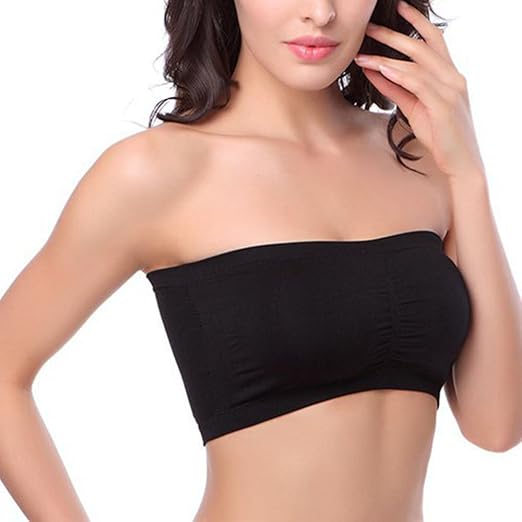 strapless bandeau bralette