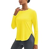 MAGCOMSEN Women's Sun Shirts SPF Long Sleeve Workout Tops Athletic UV Protection UPF 80+ Quick Dry T Shirt