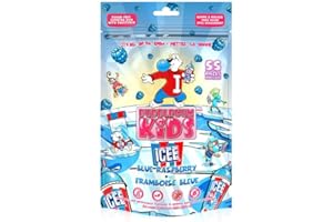 ICEE Blue Raspberry Sugar Free Gum by Bubblegum Kids | Stocking Stuffers, Holiday Candy, Party Favors | Sugarless Gum, Vegan, Peanut Free, Low Calorie Candy Alternative for Kids & Adults | 1 Pack