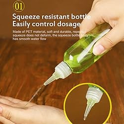 5pcs 10-250ml Refillable Bottles Squeeze Bottles