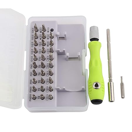 SPIN CART Multipurpose 32 in 1 Interchangeble Mini Screwdriver Set with Magnetic Slot