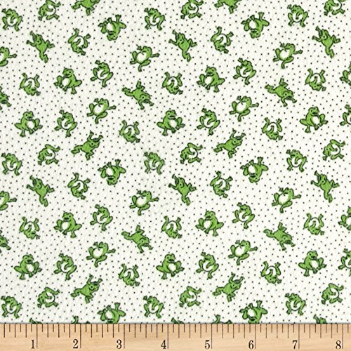 Frog Fabric by the Yard Kritters in the Mailbox Frog Fabrics
