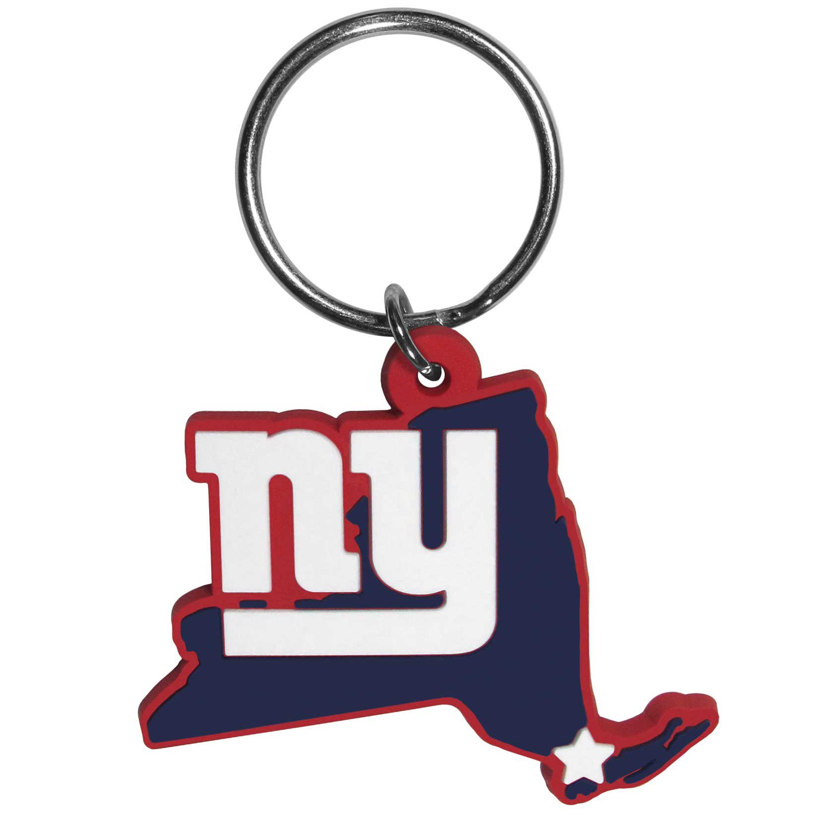Siskiyou NFL New York Giants Home State Flexi Key Chain