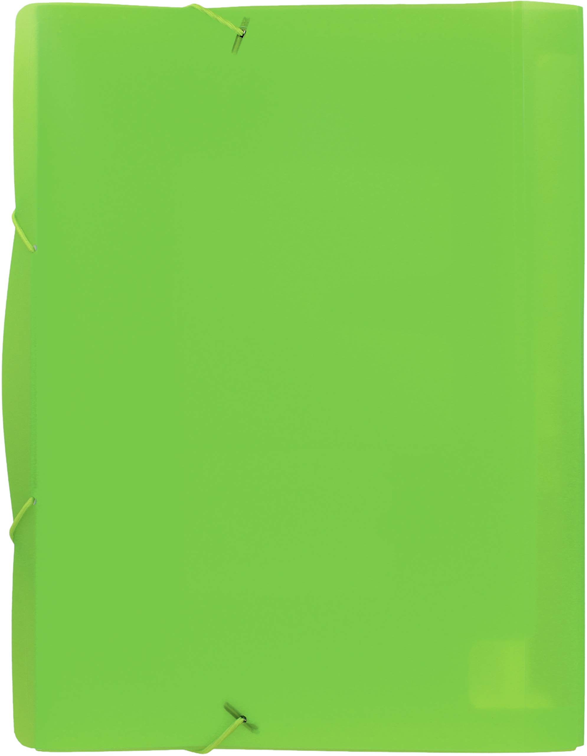 Grafoplás 2960820 Xs Series Binder Bellows with Rubbers, Green, Folio