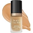 Too Faced Born This Way Natural Finish Longwear Liquid Foundation | Medium-To-Full Coverage | Hydrating + Oil Free, 1.01 fl. oz.