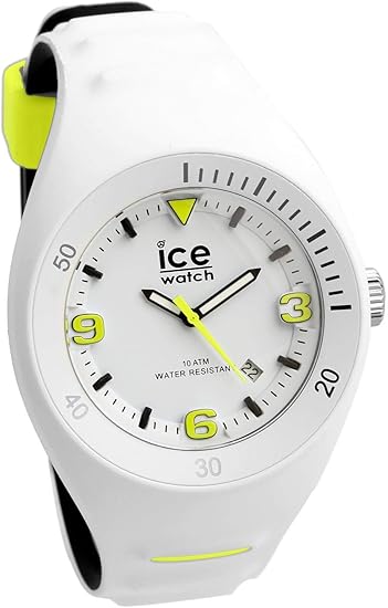 Amazon Ice Watch アイスウォッチ 腕時計 P Leclercq ピエールルクレ メンズ 男性用 人気 ウォッチ シリコン ラバーベルト 10気圧防水 人気 ブランド スポーツ ホワイトイエロー 並行輸入品 腕時計 腕時計 通販