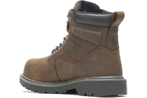 WOLVERINE Women's Floorhand Steel-Toe 6" Waterproof Work Boot