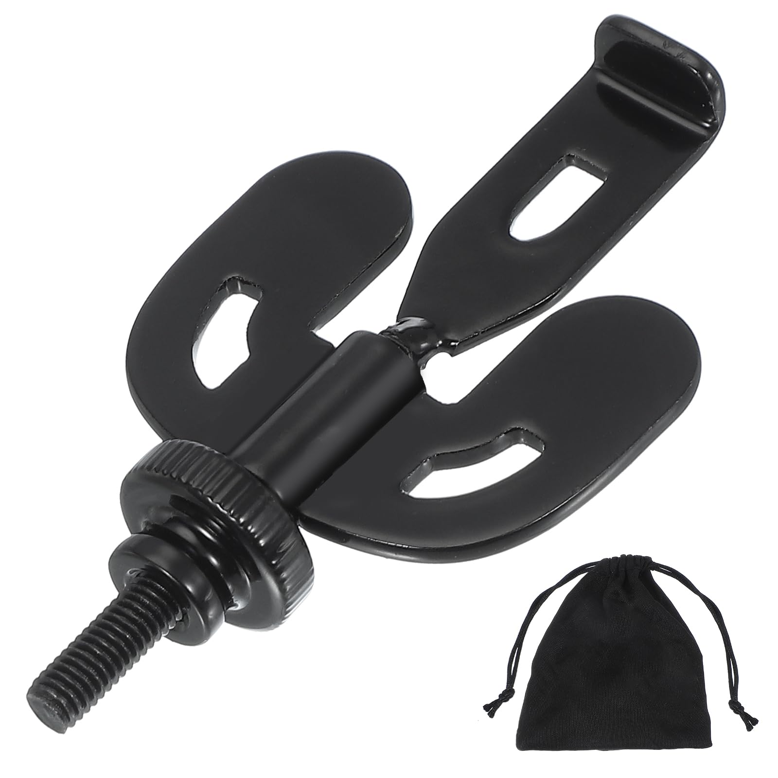 PATIKIL Portable Hotel Door Lock, Home Security Privacy Door Lock Devices with Storage Bag for Enhanced Safety Travel Hotel Home Apartment,Black