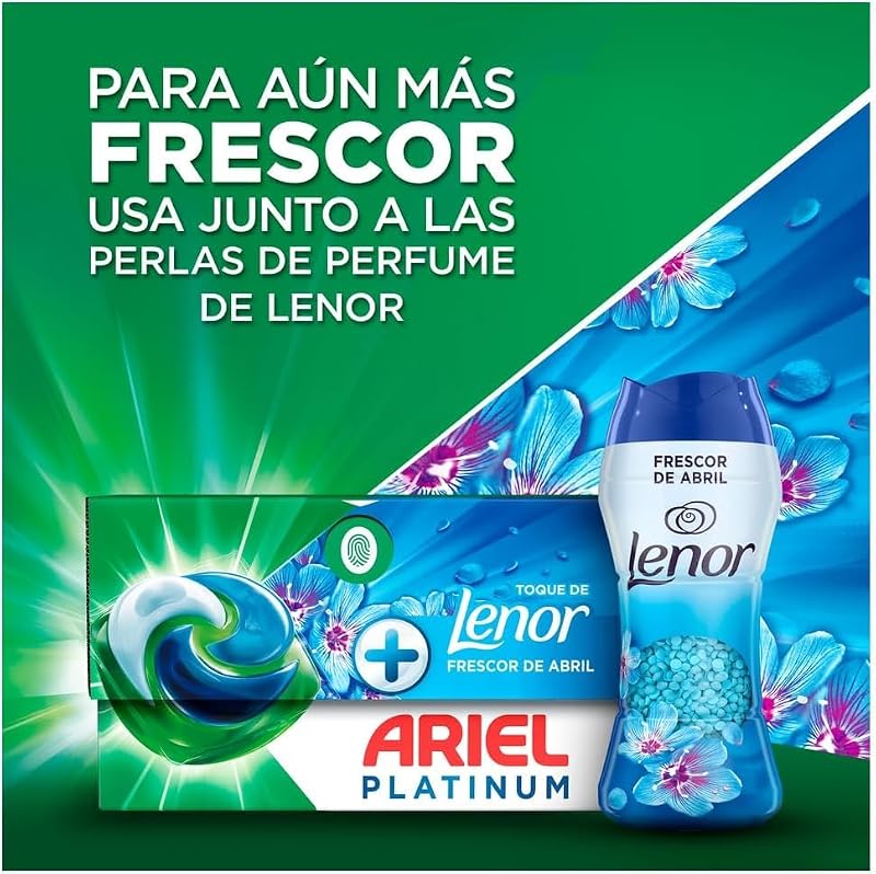 PODs Platinum, Detergente Líquido En Cápsulas Frescor De Abril Cápsulas, 35 Lavados