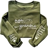 Nani Custom Embroidered Mom Grandma Est Year Sweatshirt, Mama Sweater, Gift For Mom, Mothers day, Birthday, Christmas