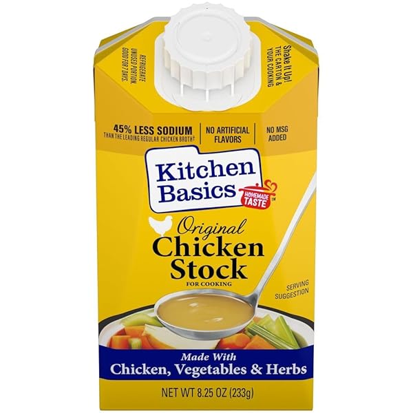 KITCHEN BASICS ORIGINAL CHICKEN STOCK, 8.25 OZ. CARTON