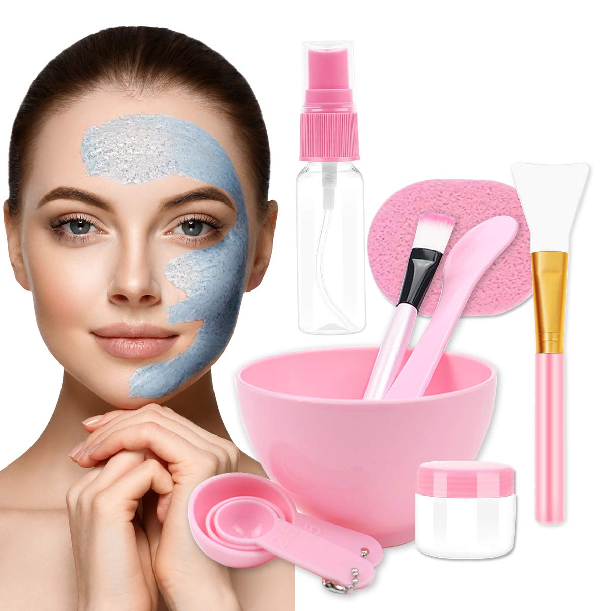 Face Mask Mixing Bowl Set 10 Pcs, DIY Facemask Mixing Tool