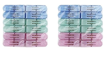 Awfer365 Hyundai Cloth Clips Set Of 24 Pieces 2 Dozen Hyundai - image unavailable