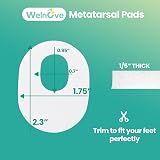 Welnove 42pcs Callus Pads Water-Resistant Self-Adhesive White Oval view 4
