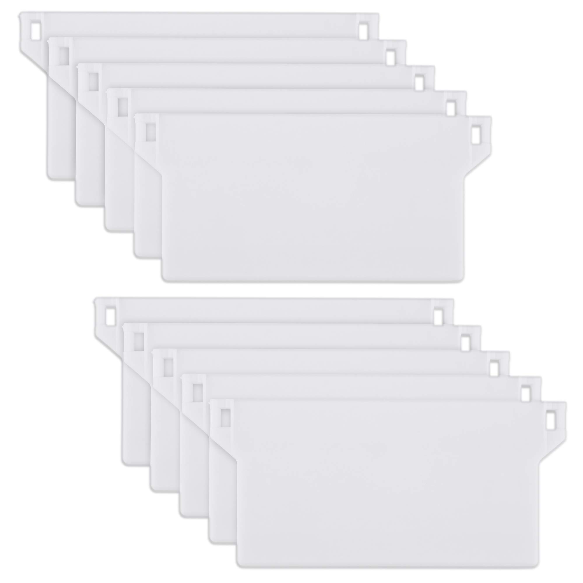Vertical Blind Weights 89mm (3.5 inches) - Replacement Spares Bottom Weights Slats - White - Pack of (30)