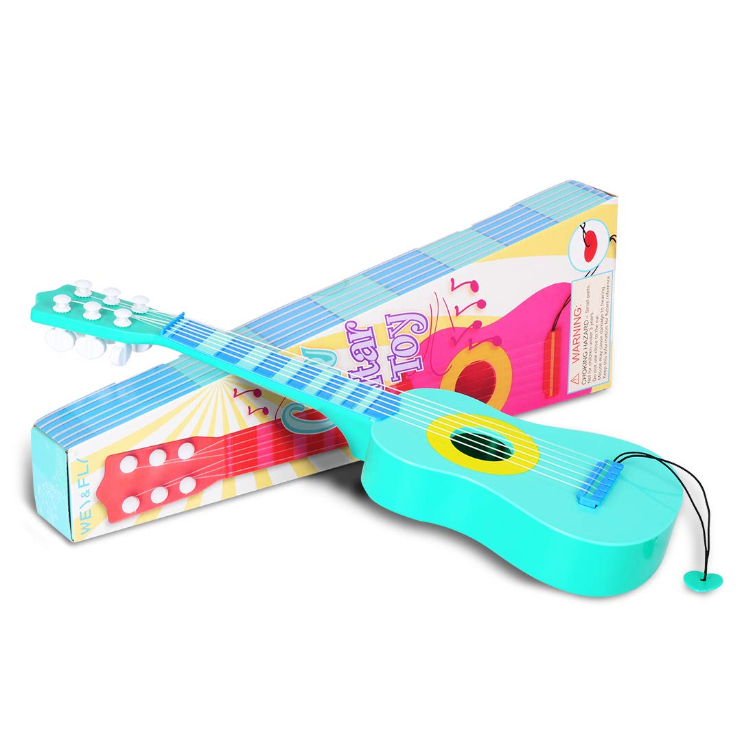 Musical Instruments WEY&FLY Kids Toy Guitar 6 String Pink Baby Kids Cute Guitar Rhyme