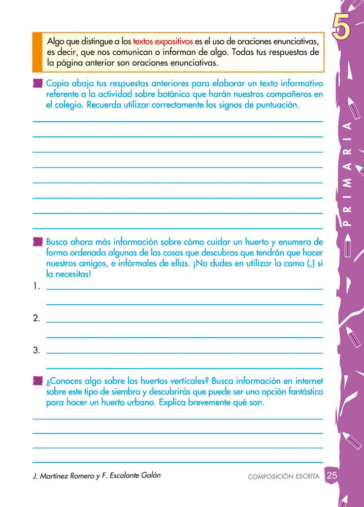 Escribir es divertido si sabes como. Cuaderno 5 / Editorial GEU ...