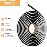 Flintronic Butyl Sealant Tape 8mm x 4m Black Sealant Rope view 2