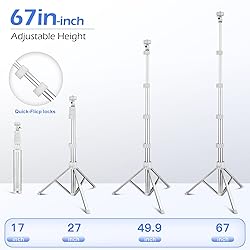 Sensyne 67" Phone Tripod & Selfie Stick, Extendable
