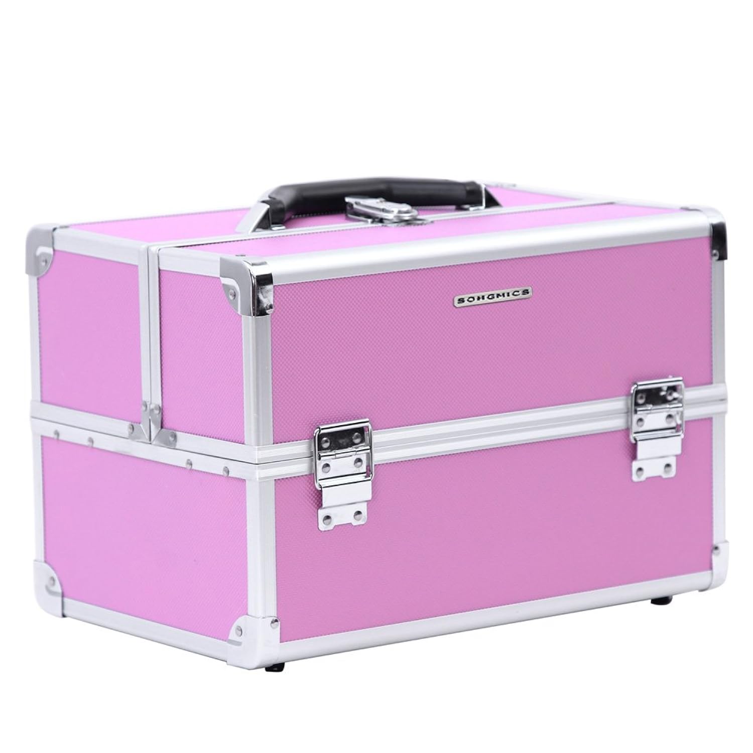 Songmics Maletin para maquillaje alu maletín organizador