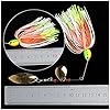 6-Fishing-Hard-Spinner-Lure-Spinnerbait-Pike-Bass-18g063oz-T11 6-Fishing-Hard-Spinner-Lure-Spinnerbait-Pike-Bass-18g063oz-T11