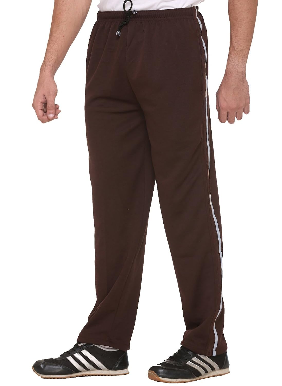 first row solid cotton pyjama regular fit track pants